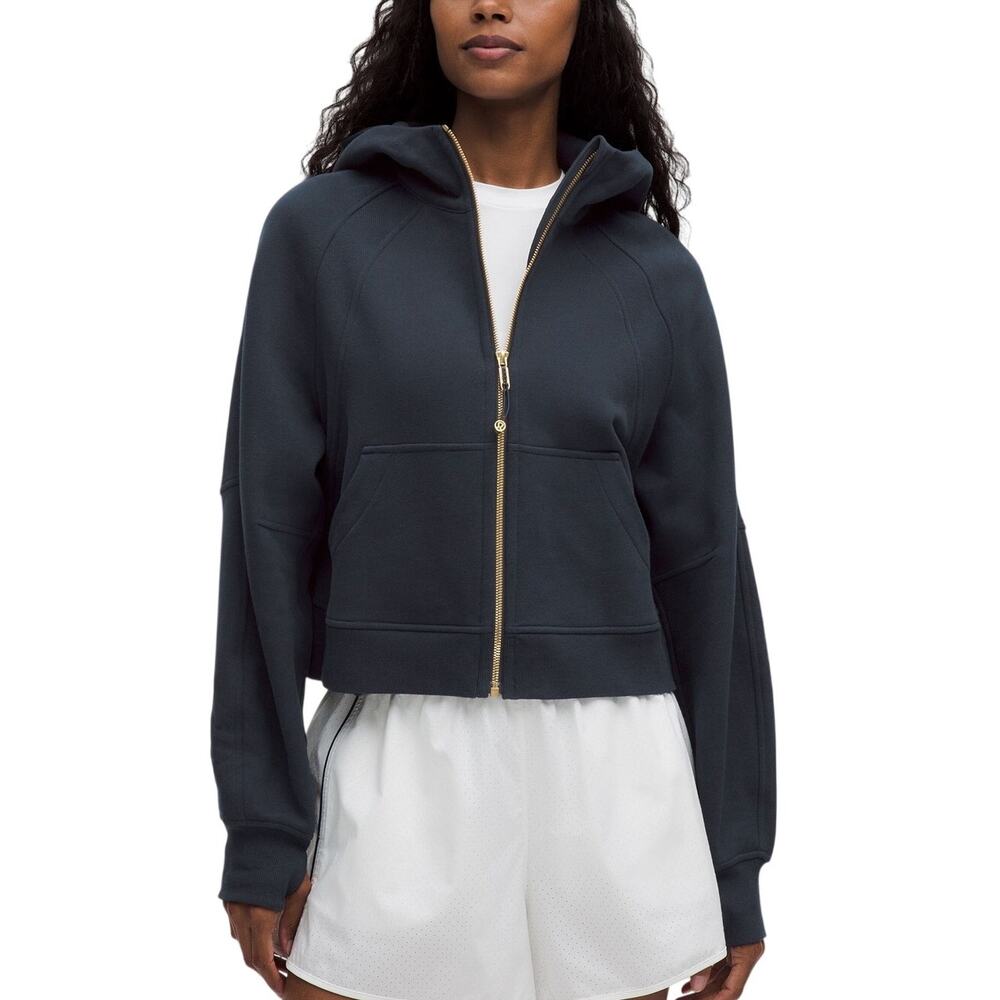 Lululemon Oversized Blue Scuba Full-Zip Hoodie Size XS/S